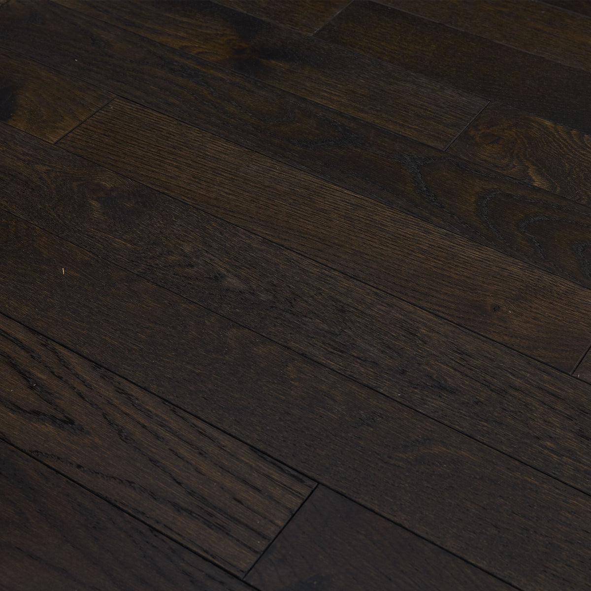 3 1/4" x 3/4" Solid White Oak Charcoal Hardwood Flooring