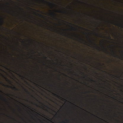 3 1/4" x 3/4" Solid White Oak Charcoal Hardwood Flooring