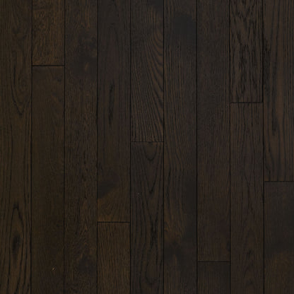 3 1/4" x 3/4" Solid White Oak Charcoal Hardwood Flooring