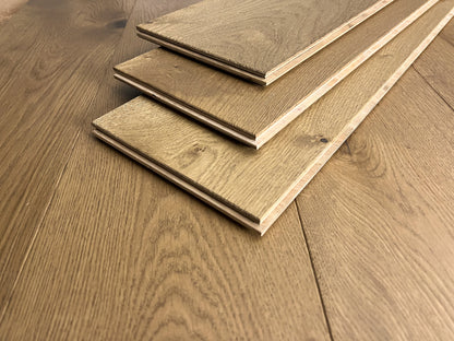 7 1/2" x 9/16" Engineered European White Oak Dali Hardwood Flooring