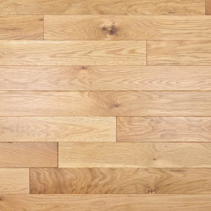 2 1/4" x 3/4" White Oak Natural Character Grade Matte Hardwood Flooring