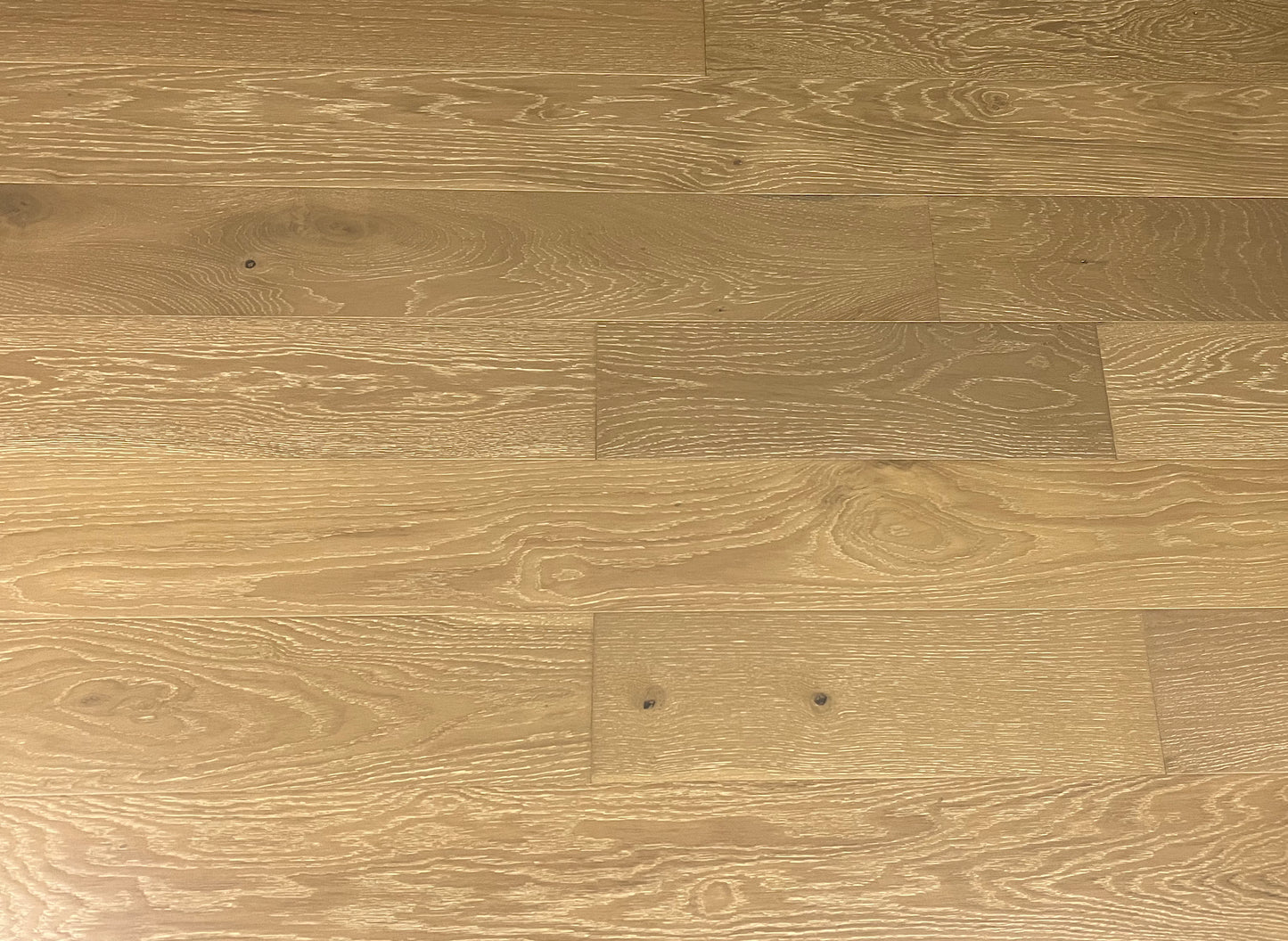 7" x 3/8" Engineered European White Oak Bianca Hardwood Flooring