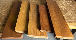 5" x 3/4" Brazilian Teak Character Prefinished Hardwood Flooring