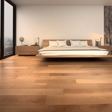 Load image into Gallery viewer, 5&quot; x 3/8&quot; Engineered European Oak Saddle Stain Hardwood Flooring
