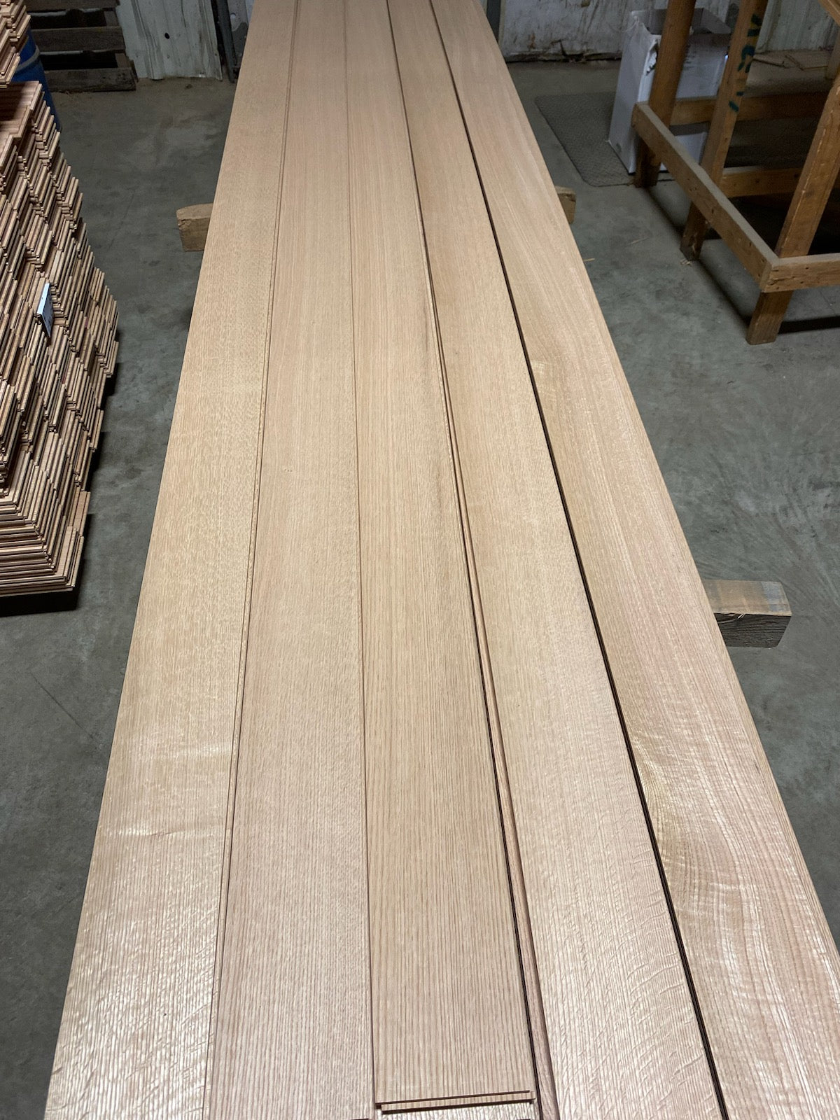 8" x 3/4" Unfinished Northern Oak Rift & Quartered Select & Better Hardwood Flooring