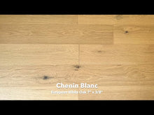 Load and play video in Gallery viewer, 7&quot; x 3/8&quot; Engineered European White Oak Chenin Blanc Stain Hardwood Flooring
