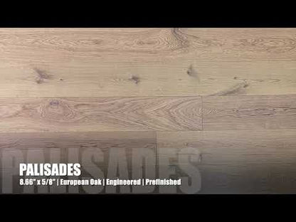 8.66" x 5/8" Engineered European Oak Palisades Hardwood Flooring