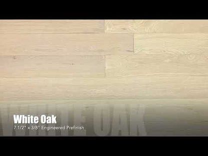 7 1/2" x 3/8" Engineered White Oak Bonita Hardwood Flooring