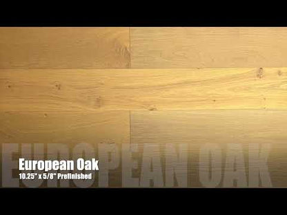 10.25" x 5/8" Engineered European Oak Bonnell Hardwood Flooring