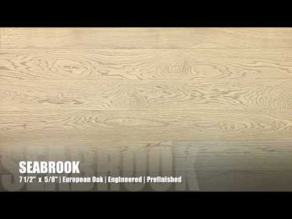 7 1/2" x 5/8" Engineered European Oak Seabrook Hardwood Flooring