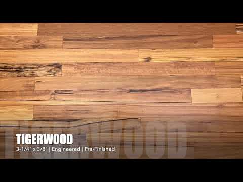Engineered Tigerwood Hardwood Flooring