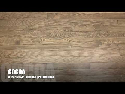 3 1/4" x 3/4" Red Oak Cocoa Hardwood Flooring