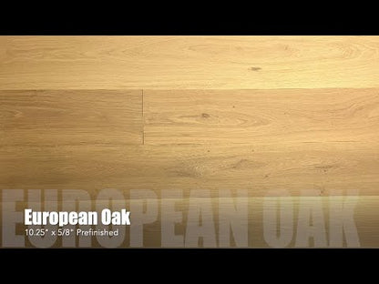 10.25" x 5/8" Engineered European Oak Lamar Hardwood Flooring