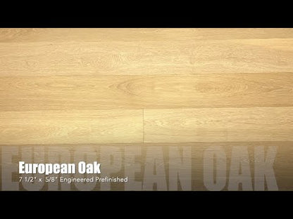 7 1/2" x 5/8" Engineered European Oak Lakeway Hardwood Flooring