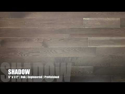 5" x 1/2" Engineered Oak Shadow Hardwood Flooring