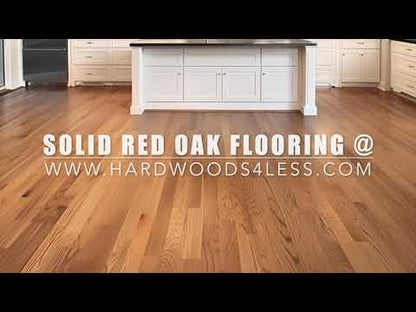 3 1/4" x 3/4" Red Oak Golden Oak Hardwood Flooring