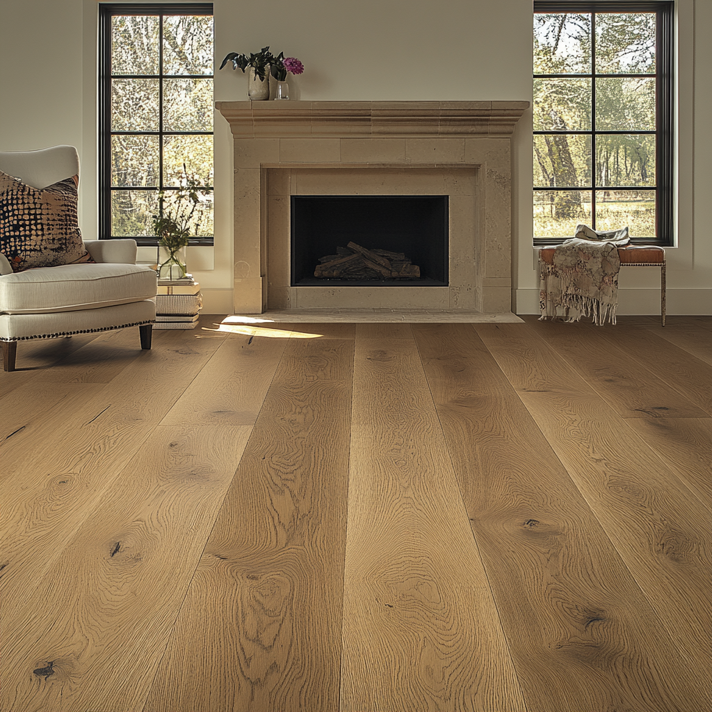 7 1/2" x 1/2" Engineered White Oak Providence Hardwood Flooring