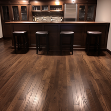 Load image into Gallery viewer, 5&quot; x 3/4&quot; Prefinished Red Oak Gunstock Stain Hardwood Flooring
