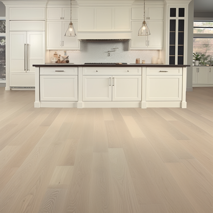 7 1/2" x 3/8" Engineered White Oak Stella Hardwood Flooring