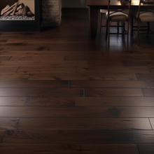 Load image into Gallery viewer, 5&quot; x 3/4&quot; Solid Asian Walnut Whiskey Prefinished Hardwood Flooring
