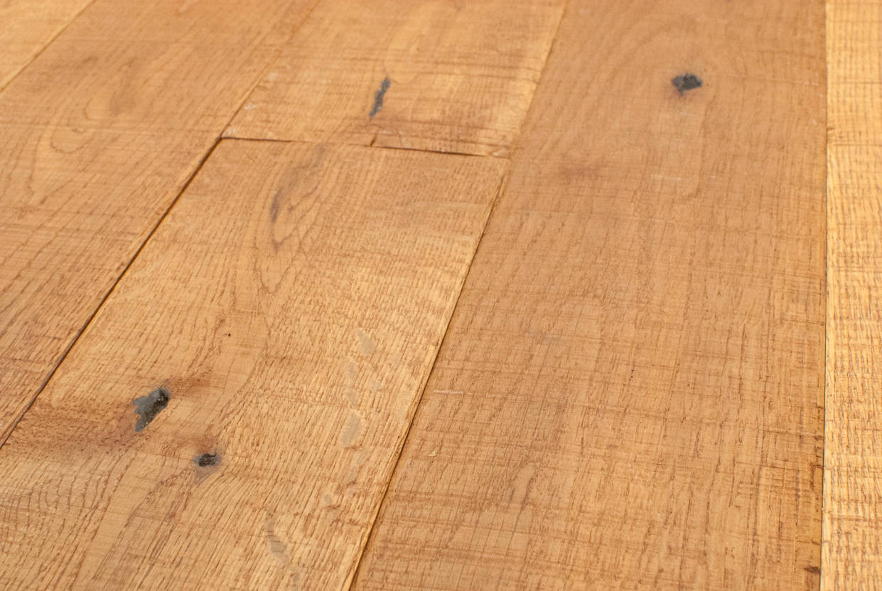 5" x 3/4" Prefinished  White Oak Smoke Stain Solid Hardwood Flooring