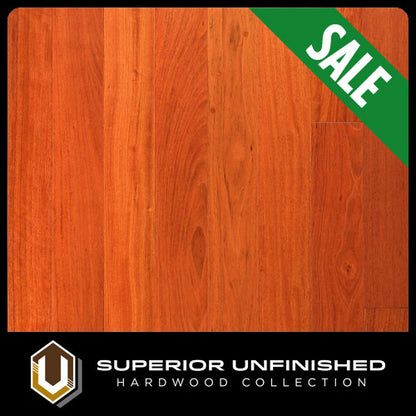 Unfinished Brazilian Cherry Select & Better (Clear Mixed) Hardwood Flooring