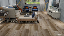 Load image into Gallery viewer, 9&quot; x 6 mm Brown Oak Stain Luxury Vinyl Flooring
