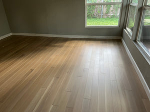 6" x 5/8" Engineered White Oak Pale Cream Stain Hardwood Flooring