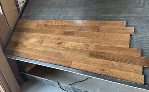 3 1/4 x 3/4 Oak Sepia Stain Prefinished Hardwood Flooring