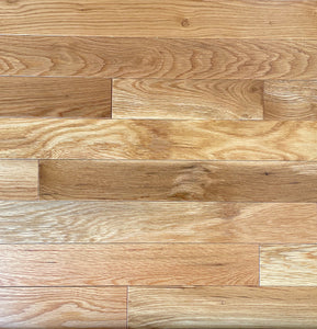 3 1/4 x 3/4 White Oak Natural Stain Prefinished Hardwood Flooring