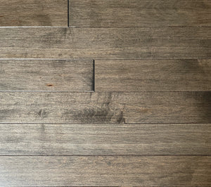 2 1/4" x 3/4" Prefinished Slate Maple Hardwood Flooring