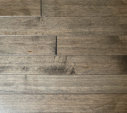 3 1/4" x 3/4" Maple Slate Common & Better Hardwood Flooring