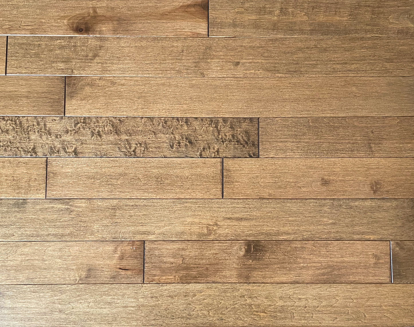 2 1/4" x 3/4" Prefinished Brandy Maple Hardwood Flooring