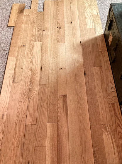 3 1/8" x 9/16" Engineered White Oak Rift & Quartered Hardwood Flooring