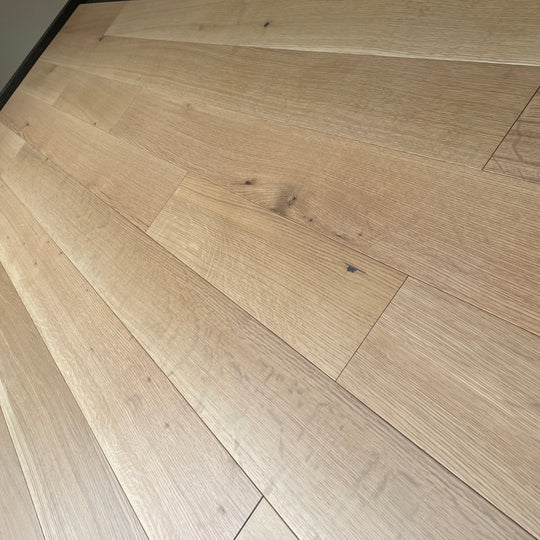 4" x 5/8" Engineered White Oak Pure Oak Rift & Quartered Hardwood Flooring