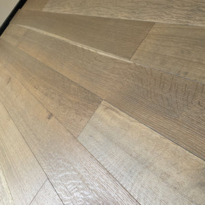4" x 5/8" Engineered White Oak Burnished Bronze Hardwood Flooring