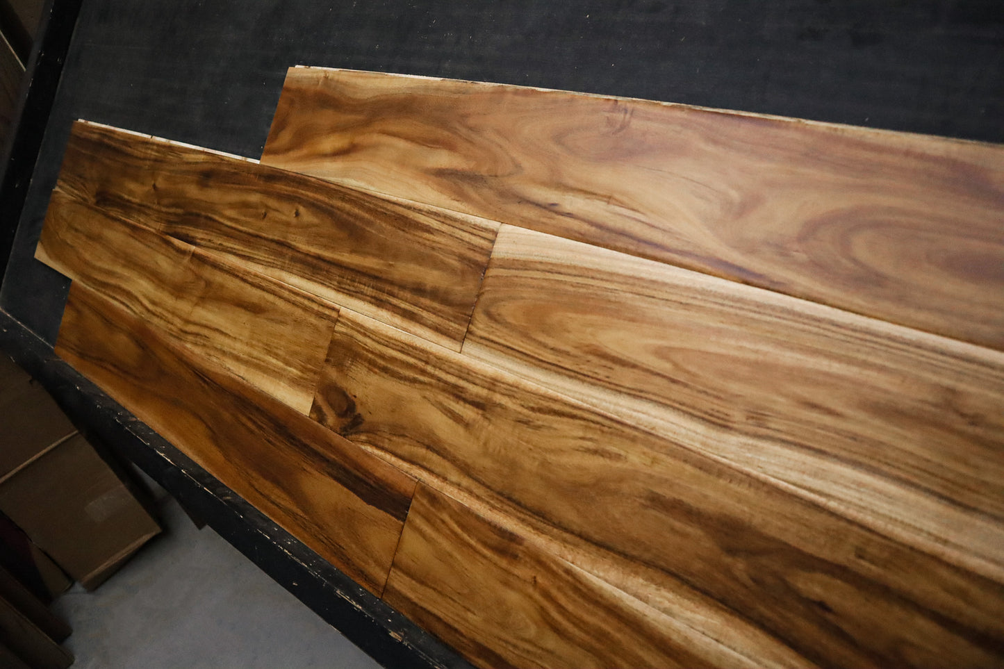 4 3/4" x 9/16"  Engineered Acacia Natural Hand-Scraped Hardwood Flooring