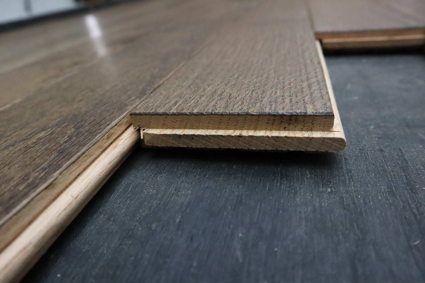 3 1/4 x 3/4 Solid Red Oak Windsor Stain Prefinished Hardwood Flooring