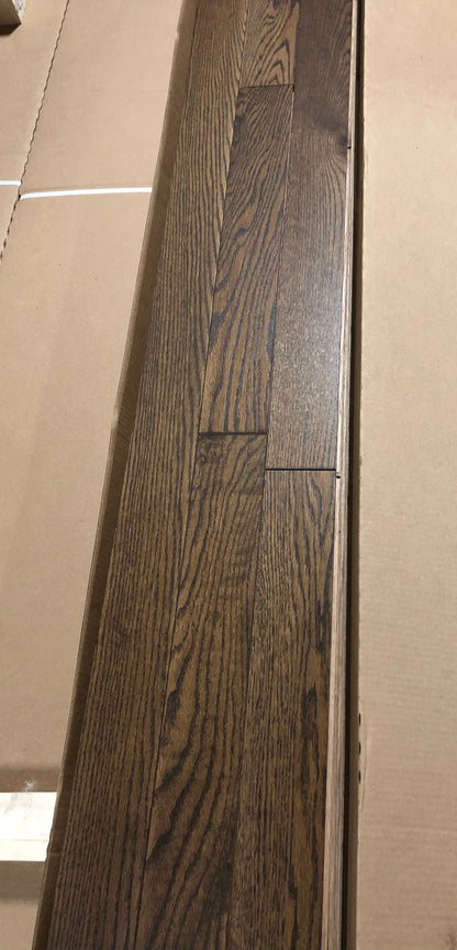 5" x 3/4" Prefinished Red Oak Cognac Stain Hardwood Flooring