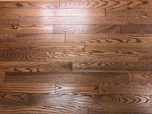 5" x 3/4" Prefinished Red Oak Gunstock Stain Hardwood Flooring