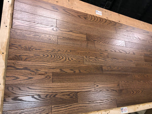 3 1/4" x 3/4" Prefinished Red Oak Gunstock Stain Hardwood Flooring