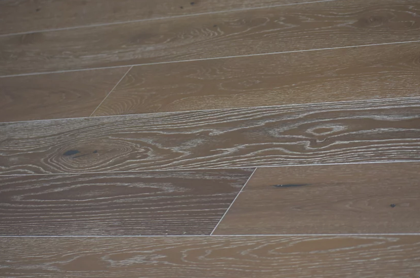 7 1/2" x 1/2" Engineered European White Oak Chai Stain Hardwood Flooring