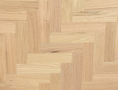 Solid Red Oak Unfinished Herringbone Hardwood Flooring -- Multiple Sizes Available