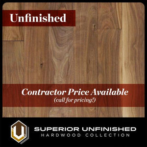 Unfinished Walnut #2 Common Grade Hardwood Flooring