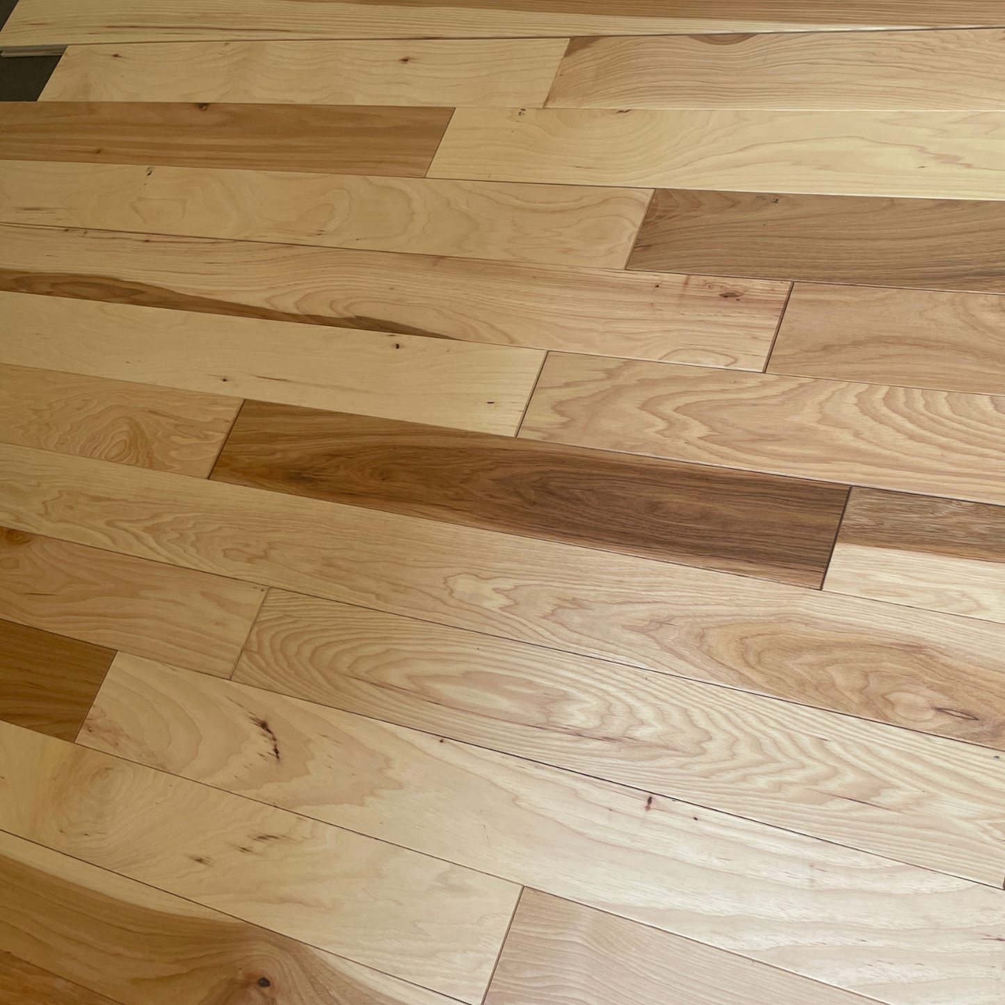 3 1/4" x 3/4" Hickory Natural Hardwood Flooring