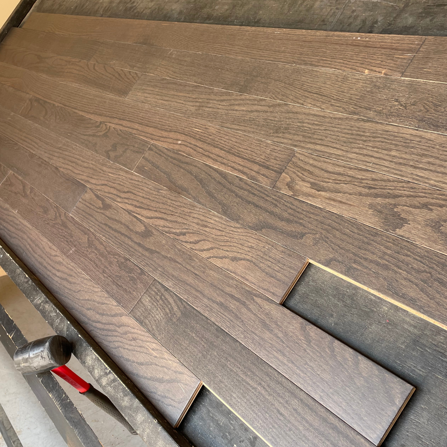 3 1/4" x 1/2" Engineered Oak Urban Gray Hardwood Flooring