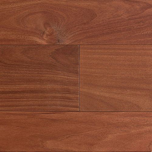 5" x 1/2" Engineered Santos Mahogany Stain Hardwood Flooring