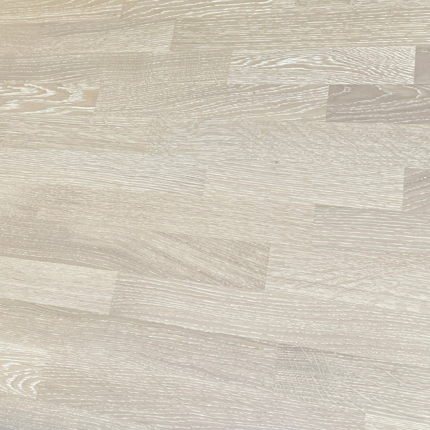 7 1/5" x 1/2" 3 Strip Design Engineered Oak Ivory & Cream Stain Hardwood Flooring