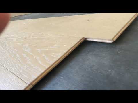 Engineered Oak Sandy Blonde Stain Hardwood Flooring