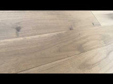 Load and play video in Gallery viewer, 6 1/2&quot; x 9/16&quot; Engineered Asian Walnut Flooring Chelsea Grey Stain Hardwood Flooring
